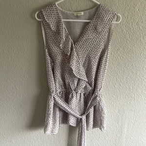 blouse w/ polka dots